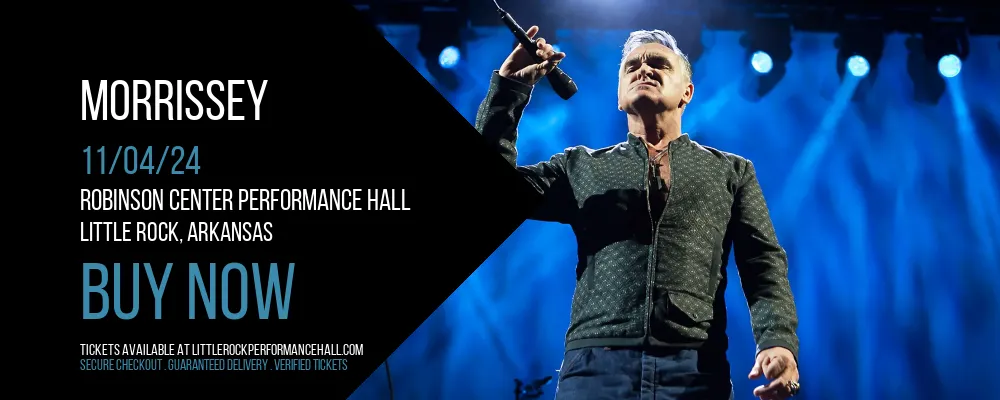 Morrissey at Robinson Center Performance Hall