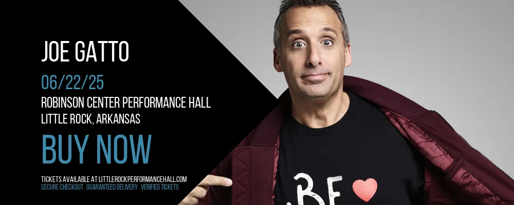 Joe Gatto at Robinson Center Performance Hall